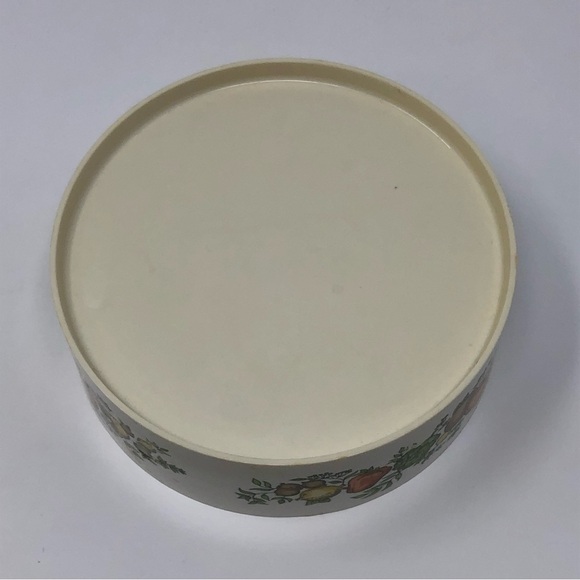 Vintage Pyrex Spice of Life Canister lid see n store glass plastic 0926 - Picture 6 of 10